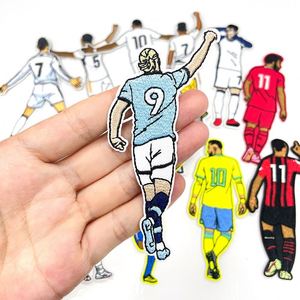 Nouveau Patch Brodé Thermocollant DIY Fait Main de Haute Qualité Série Stars de Football pour Vêtements - Product Image 4