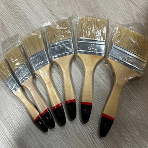 Matériel décorer peinture outils à main poignée en plastique rouleau à poils pinceau - Product Image 1