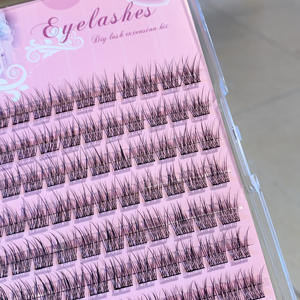 Faux cils 8 rangées sans colle, semi-faits à la main, style Girl Group, pour chien, renard, chat, lapin, effet yeux <span class=keywords><strong>manga</strong></span> Pure Desire, naturels et décontractés - Product Image 5