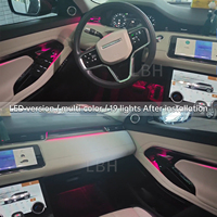 Pour 2020-2023 Land Rover Range Rover Evoque L551 Multi Couleurs Atmosphère Lampe LED barre Lumineuse Intérieur Lumière Garniture Lumière Ambiante