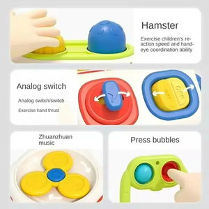 Cube d'activités Montessori 2026, Planche sensorielle éducative, Jouet de voyage en plastique durable pour bébés et tout-petits, pour développer la motricité - Product Image 3