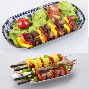 Gril de barbecue électrique rotatif, gril de table vertical, cuisinière de barbecue automatique saine <span class=keywords><strong>sans</strong></span> graisse <span class=keywords><strong>sans</strong></span> fumée, verre trempé pour 2 - Product Image 3