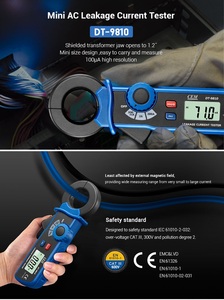 Khả năng hiển thị cao Mini Kích thước kẹp <span class=keywords><strong>Meter</strong></span> hiển thị kỹ thuật số 200A AC hiện tại Cat II 300V an toàn cho nhà và chuyên nghiệp sử dụng - Product Image 2