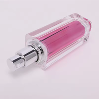 Personnalisation emballage acrylique carré bouteille Premium double parois bouteille en plastique transparent anti-âge visage bouteille cosmétique luxe