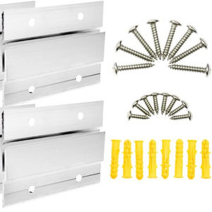 <span class=keywords><strong>Z</strong></span> Hanger Foto Opknoping Kit <span class=keywords><strong>Z</strong></span> Bar Clips Voor Spiegel Wandframe Montage Hardware, Franse Cleat Hangers Aluminium <span class=keywords><strong>Z</strong></span> Beugel - Product Image 3