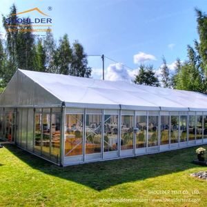 Tente d'événement quatre saisons en PVC à montage rapide, <span class=keywords><strong>chapiteau</strong></span> extérieur pour mariages et marchés, toit transparent, structure durable, ignifuge - Product Image 4