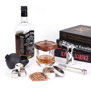 Design Custom Logo Whiskey Smoker <b>Kit</b> | Portable Stainless Steel Smoking Gun Set | Luxury Cocktail Gift for Corporate Client - Product Image 5