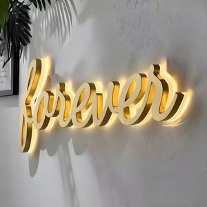 Lettres en acrylique transparent de haute qualité, personnalisées, économiques, en plastique découpé au laser, petites, 3D, pour enseignes de magasin, logo - Product Image 1