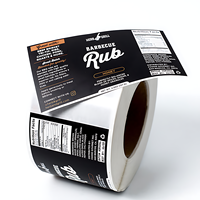 Autocollants Adhésifs Personnalisés Biodégradables en Rouleau pour Pots de Miel, Contenants Alimentaires, Bouteilles et Verres