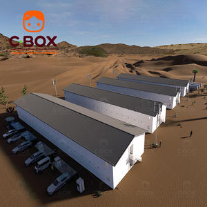 Cbox - Casa Contenedor Prefabricada Ecológica, Modular, Desmontable, para Campamentos de Trabajadores, Dormitorio Móvil, Oficina, Estructura de Acero, Resistente al Viento - Product Image 3