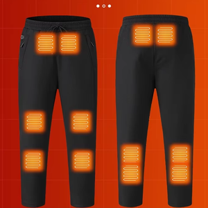 <span class=keywords><strong>Pantaloni</strong></span> riscaldanti 12 Zone termici a 12 Zone con motore USB <span class=keywords><strong>pantaloni</strong></span> riscaldanti elasticizzati in vita Casual temperatura regolabile per lavori all'aperto - Product Image 4