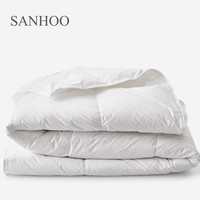 SANHOO Hotel housse de couette ensemble d'insertion de couette 100% coton literie intérieure