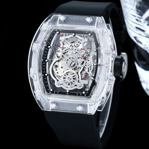 Reloj Tourbillon Transparente de Lujo con Cristal de Zafiro Premium para Cenas de Negocios, Aniversarios Especiales, Reloj Sofisticado - Product Image 2