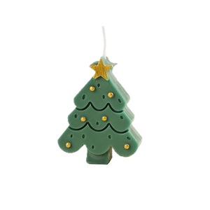 Vela Aromática Artesanal de Cera Mixta con Diseño Creativo de Árbol de Navidad y Reno para Decoración de Mesa en Fiestas Navideñas - Product Image 6