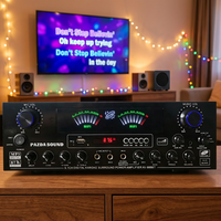 Penguat Daya Surround Karaoke Digital 5.1 Saluran AV-888BT 1000W Amplifier Rumah Kotak Speaker Untuk Sistem Audio KTV Berdaya Tinggi