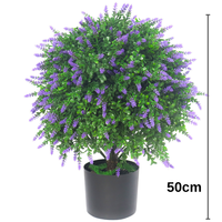 Haute qualité topiaire artificielle bonsaï arbre pots faux lavande fleur arbre pour mariage maison jardin décor