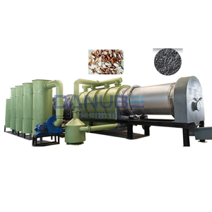 Horno de Carbonización de Cáscara de Palma de Alto Calibre, Planta de Pirólisis, Máquina para Hacer Carbón Vegetal - Product Image 1