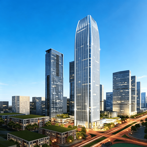 Edificio de Estructura Metálica Prefabricada de Gran Envergadura para Uso Industrial, Comercial, Oficinas y Viviendas Modulares de Gran <span class=keywords><strong>Altura</strong></span> - Product Image 1