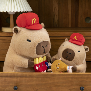 Peluche de Capibara Estilo Anime de Alta Calidad, Adorable y Súper Suave de McDonald's, Relleno de Algodón PP para Aliviar el Estrés - Product Image 6