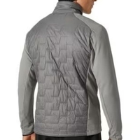 Parka d'hiver pour homme en nylon rembourré, respirant, imperméable, avec fermeture éclair, logo personnalisé 2023, tendance, pour l'extérieur