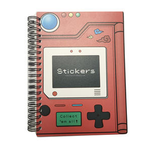 <span class=keywords><strong>Album</strong></span> de collection d'autocollants vintage Wenshun personnalisé, reliure spirale A5, imprimé, PP réutilisable, livre de coloriage, 50 à 60 pages recto-verso - Product Image 2