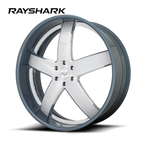 Rines Forjados RS Custom de 2 Piezas DUB 5x115 5x120.7 6x135 de <span class=keywords><strong>22</strong></span>-26 Pulgadas con <span class=keywords><strong>5</strong></span> Radios para Chrysler 300C Ford Expedition Impala - Product Image 3