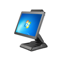 Terminal de point de vente tout-en-un LICON 15,6 pouces avec écran tactile pour restaurant, système Win7/10, processeur I5/I7, 4G, 64 Go-512 Go, caisse enregistreuse