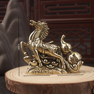 Adorno de caballo de latón, figura de la fortuna, decoración de mesa, regalo de inauguración de casa, 1 unidad - Product Image 4