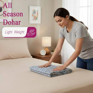Couette Dohar en coton imprimé réversible légère pour l'hiver, motif floral cachemire, écologique et durable pour la maison et l'hôtel - Product Image 6