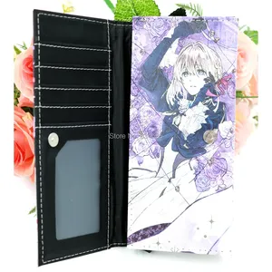 กระเป๋าสตางค์ยาวลายการ์ตูนอะนิเมะไวโอเล็ต เอเวอร์การ์เดน สำหรับผู้หญิงและผู้ชาย - Product Image 2