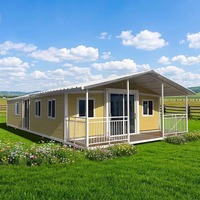 Maison conteneur extensible à prix d'usine, villa préfabriquée modulaire, bureau, cuisine, mini-maison mobile, maison préfabriquée moderne