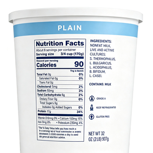 Yogurt Greco per Adulti Senza Grassi - Alto Contenuto Proteico, Basso Contenuto di Zuccheri, Fermentato Naturalmente per Crescita Muscolare e Aumento di Peso, Abbinabile - Product Image 5