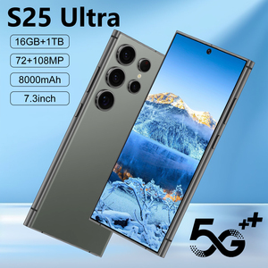 สมาร์ทโฟน Original S25 Ultra รุ่น 16GB+1TB รองรับ 4G LTE รองรับซิมคู่ หน้าจอ HD ขนาด 7.3 นิ้ว ความละเอียดสูง แบตเตอรี่ 8000mAh 120Hz <span class=keywords><strong>โทรศัพท์</strong></span>มือถือระดับโลก - Product Image 3