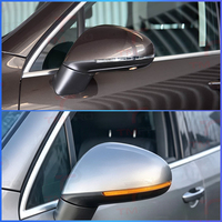 TMPRO Luz Intermitente Dinámica LED para Espejo Lateral de Coche, Indicador de Señal de Giro para VW Touareg II 2010-2018, Piezas de Mejora Exterior