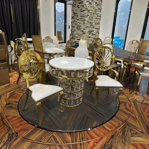 <span class=keywords><strong>Nuovo</strong></span> modello di lusso per matrimoni all'aperto per banchetti in acciaio inox <span class=keywords><strong>nuovo</strong></span> cuscino in velluto con schienale alto - Product Image 1