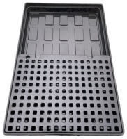 Grand système de support de culture de graines microvertes en plastique ABS avec plateaux verticaux à 28 trous pour légumes pour jardin intérieur à usage domestique