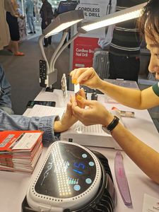 Video Led Caldo/Freddo Luce Flessibile A Collo di Cigno Lampada Make Up Tattoo Strumento a doppio led luce per le Estensioni Ciglia - Product Image 2