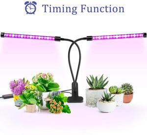 Barre de culture LED à double tête, spectre complet 40W, corps en plastique pour la croissance végétative des plantes d'intérieur avec lumière rouge et bleue - Product Image 2