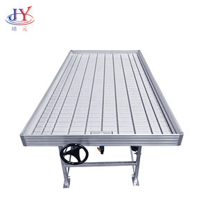 Banc de roulement hydroponique de qualité commerciale | Plateau détachable réglable, serre peu encombrante et résistante aux intempéries - Product Image 2