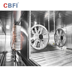 <span class=keywords><strong>IQF</strong></span> Đường Hầm Tủ Đông Giá 1000Kg Mỗi Giờ Đường Hầm Tủ Đông Hải Sản - Product Image 4