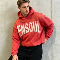 Hoodie Oversize Personnalisé Streetwear 430GSM Épais Effet Délavé Vintage avec Imprimé Craquelé et Ourlet Effiloché