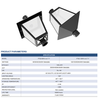 Nouveauté : Lampadaire de jardin extérieur en aluminium 60W 120W 5000K IP65, 3 CCT modifiables, LED AC