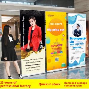 Espositore all'ingrosso Eco per interni Roll Up stendardi Stand portatile retrattile roll up Display per la pubblicità e la promozione - Product Image 6