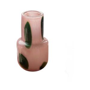 Jarrón Fenton de cristal de PC de color jade, adorno de sala de estar de clase alta para arreglos florales acuáticos, floristería decorativa de lujo - Product Image 5