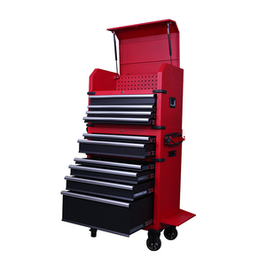 Armoire à outils en fer robuste avec <span class=keywords><strong>six</strong></span> tiroirs et quatre roulettes Chariot à outils mobile pour combinaison de stockage OEM personnalisable - Product Image 6