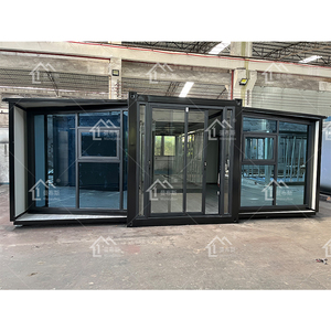 Maison conteneur <span class=keywords><strong>extensible</strong></span> moderne 2 chambres à coucher 1 salle de bain Maison mobile préfabriquée Structure en acier pour gymnase Granges Atelier <span class=keywords><strong>Caravane</strong></span> - Product Image 2