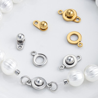 Composants et accessoires de bijouterie DIY en acier inoxydable, fermoirs mousquetons plaqués or 304 316 14K/18K, connecteurs de boucles