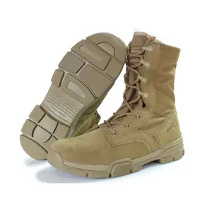 2023战术靴超细纤维合成革战斗沙漠8英寸靴