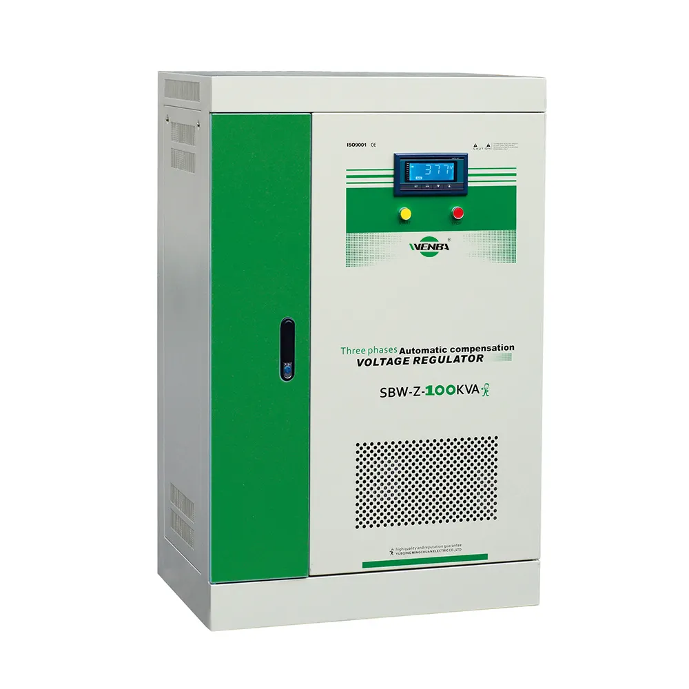 3 Phase SBW Tension Stabilisateur 100KVA Trois Phase 380V 415V 70KVA 80KVA Tension Régulateur