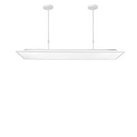Suspension LED anti-éblouissement à double câble pour salle de classe, protection oculaire, diffuseur prismatique, directement de l'usine, pour écoles, bibliothèques, bureaux